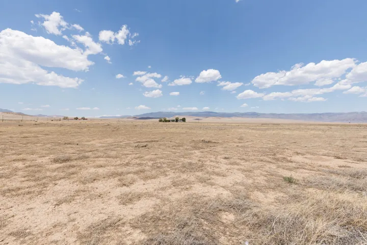 Expansive parcel of land featuring vast open terrain, distant mountains, and scattered natural vegetation
