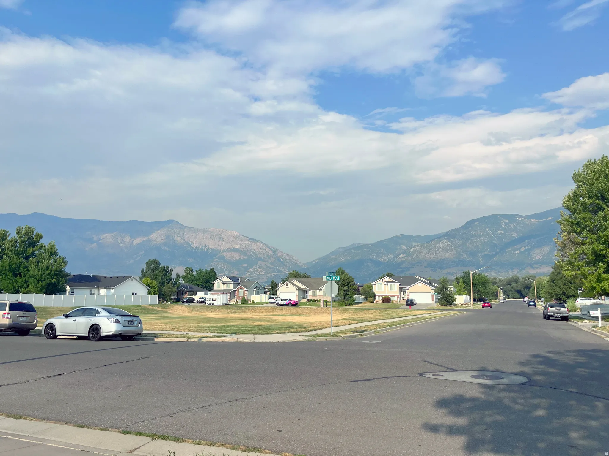 View from the front of the house