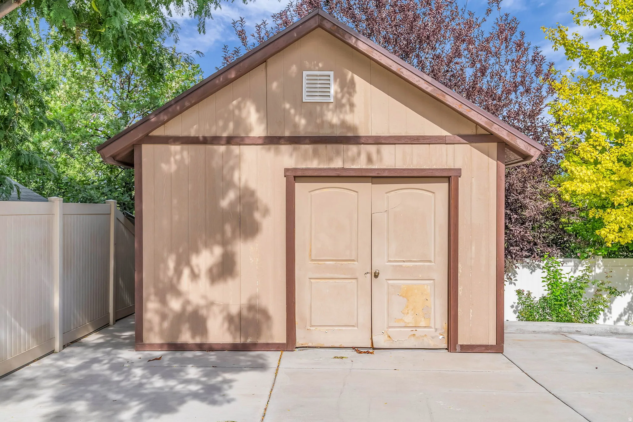 Shed with power