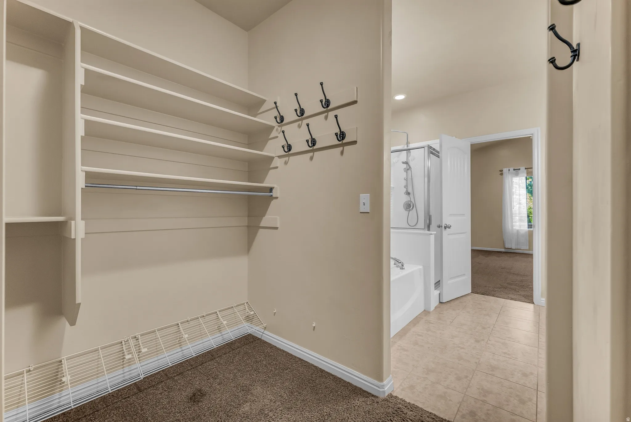 Primary Walk In Closet