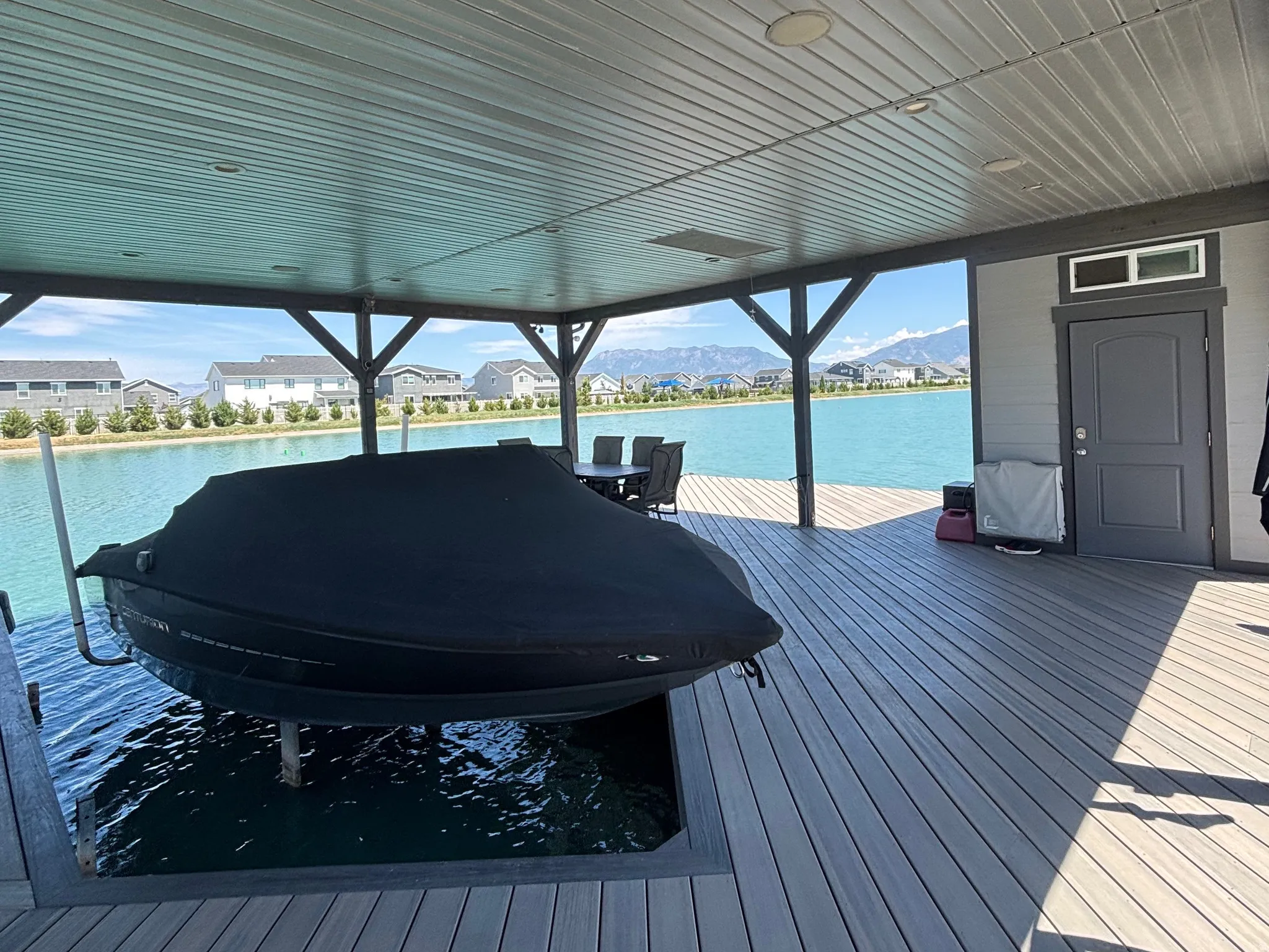 Potential boat dock that could be built on property/ boat ramp
