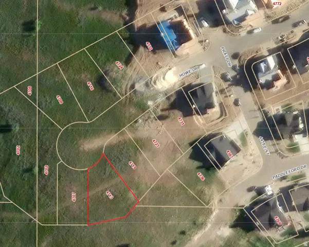 Plat Map. Illustrating the property boundaries and lot configurations