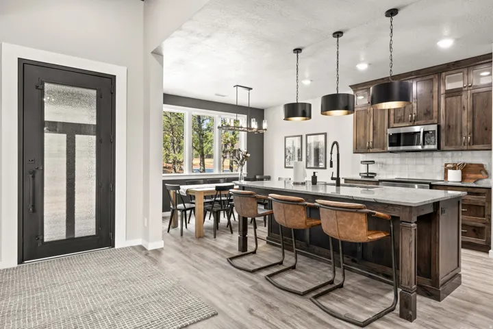 Open-concept living space