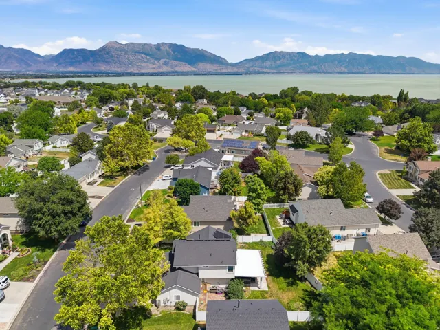 Residential neighborhood featuring mature trees and winding streets