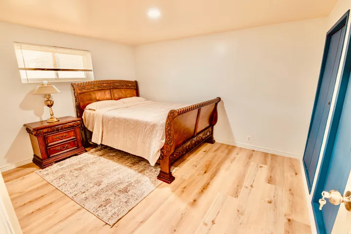Light wood-finish flooring throughout