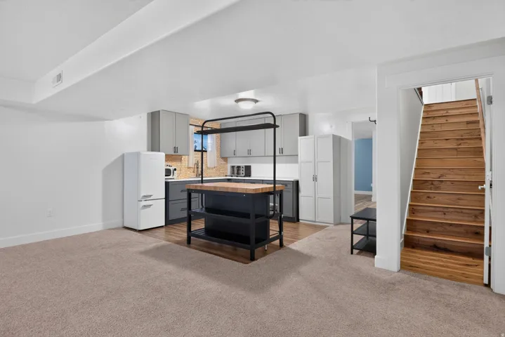 Partial Kitchen in Basement.