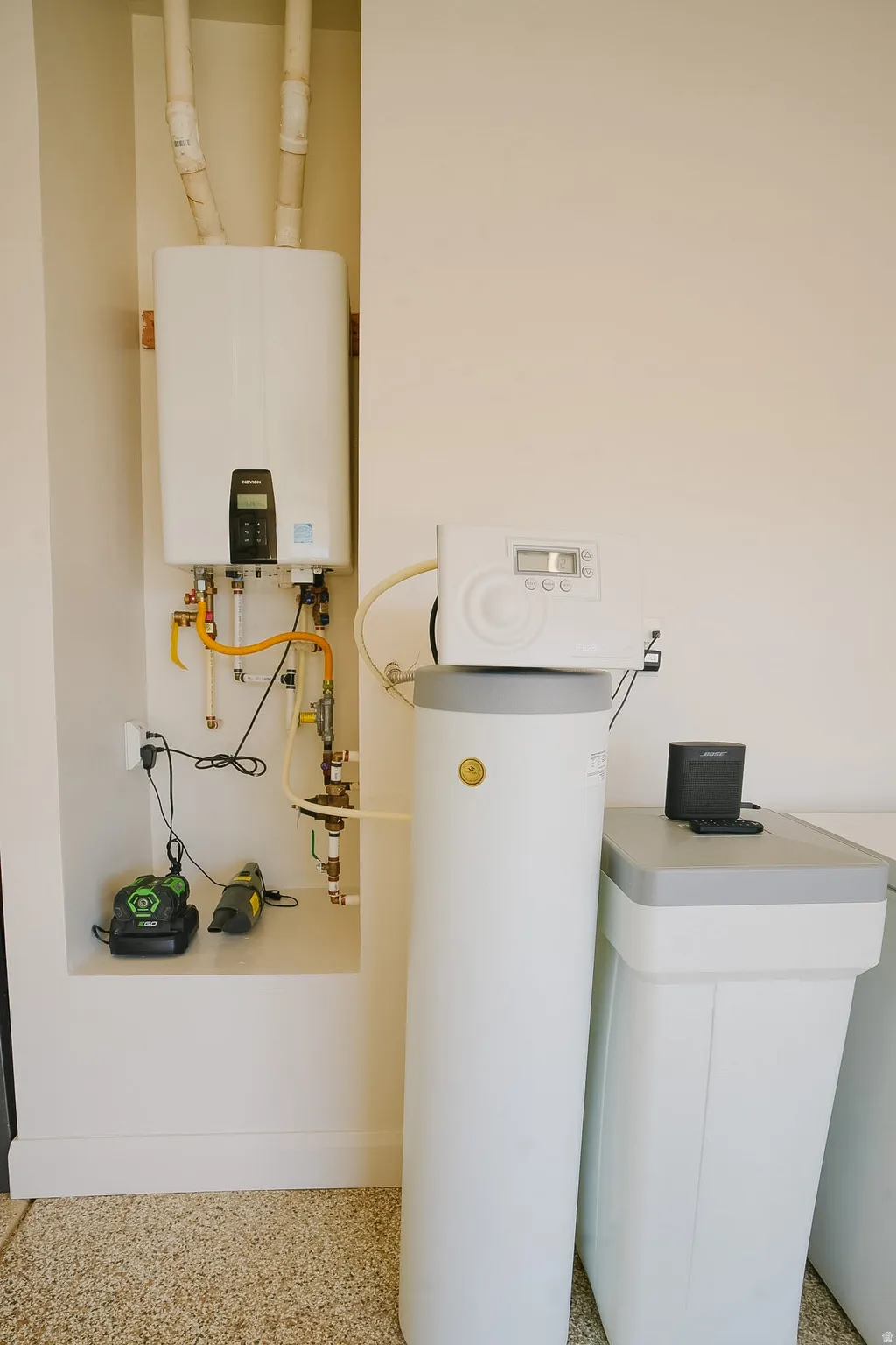 Tankless water heater installation
