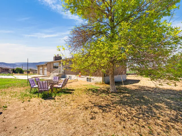 Exterior property showcasing a mature tree providing natural shade