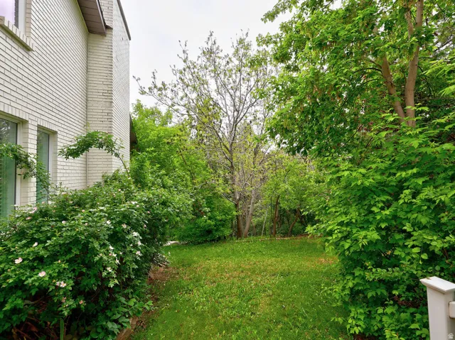 Expansive green space featuring a manicured lawn and mature trees