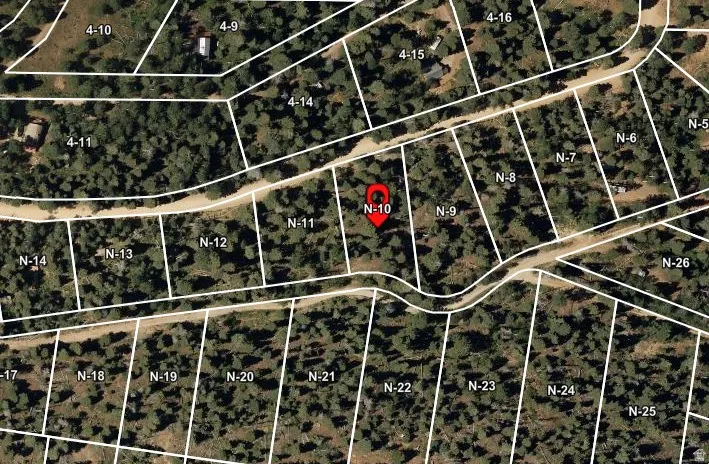 Plat Map. Illustrating lot divisions and identification for the property