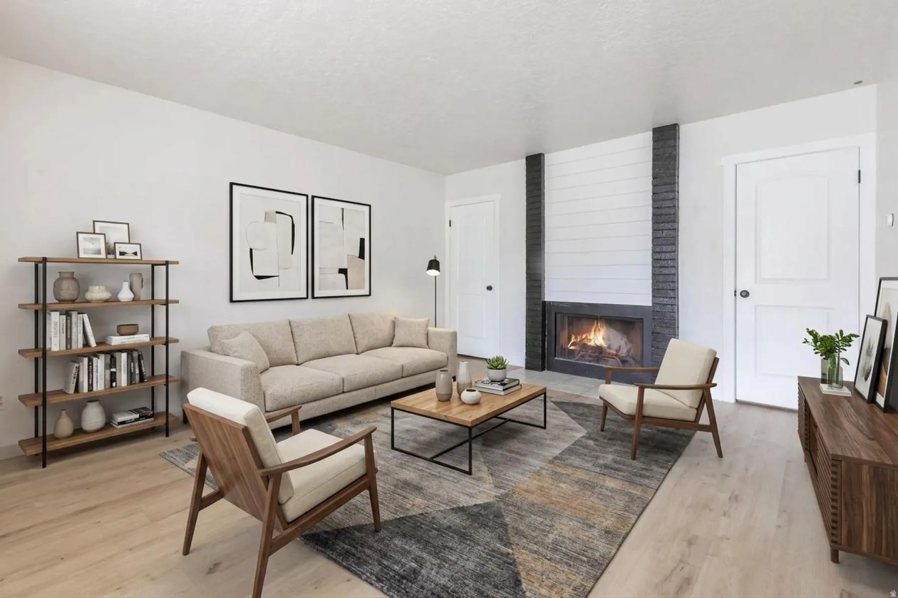 Virtually staged. Furniture and décor have been digitally added for illustrative purposes only.