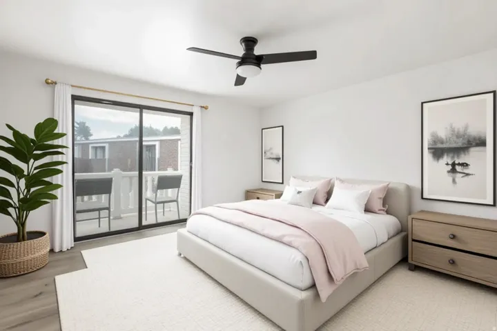 Virtually staged. Furniture and décor have been digitally added for illustrative purposes only.