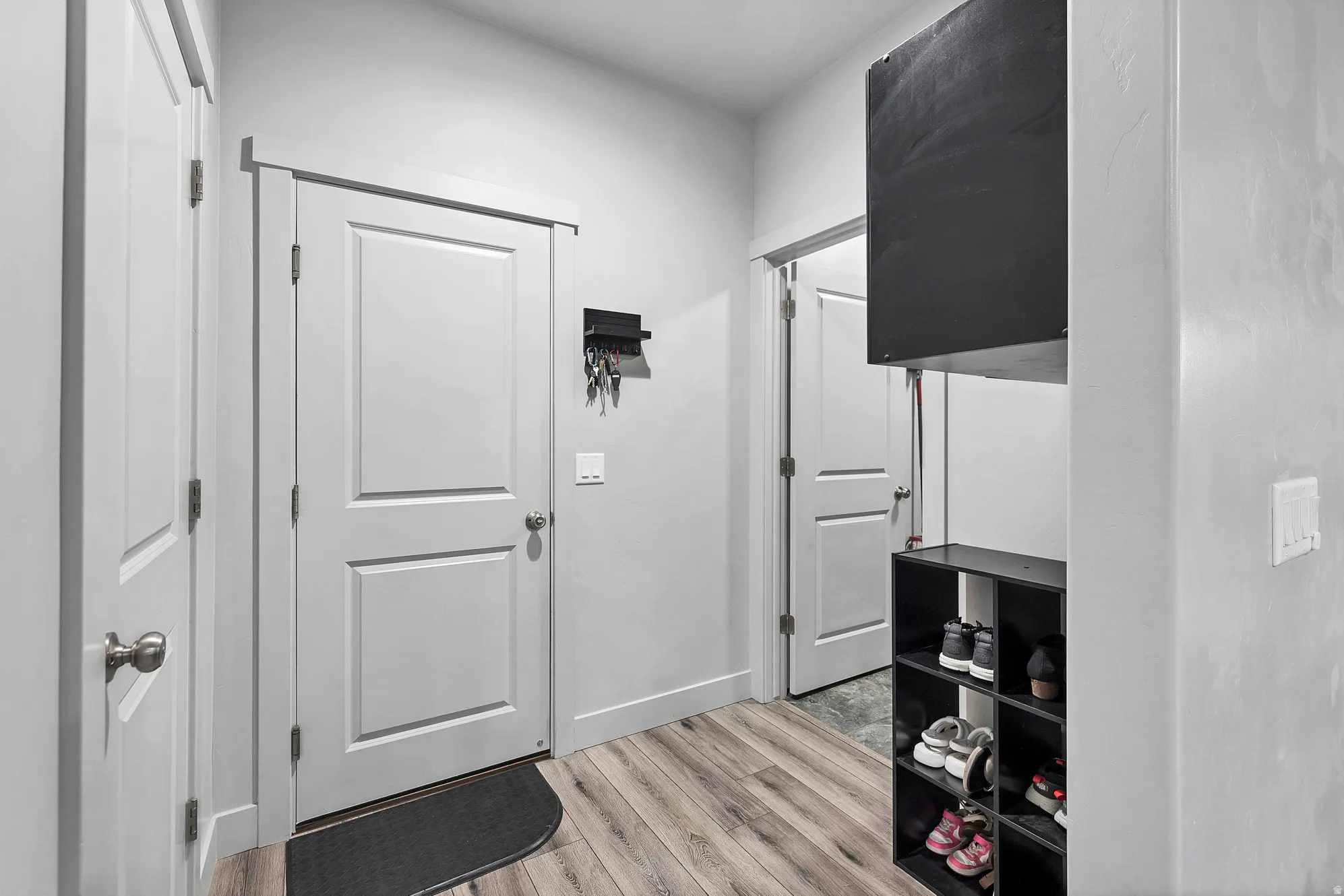 Mud room area just off garage, next to laundry