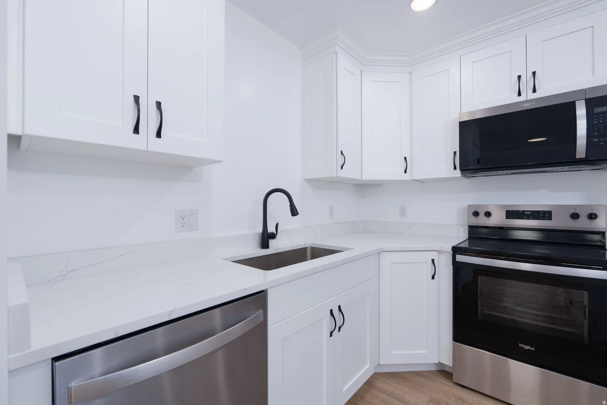 Photos are of a previously built townhome. Finish package varies depending on the townhome. Ask for details.