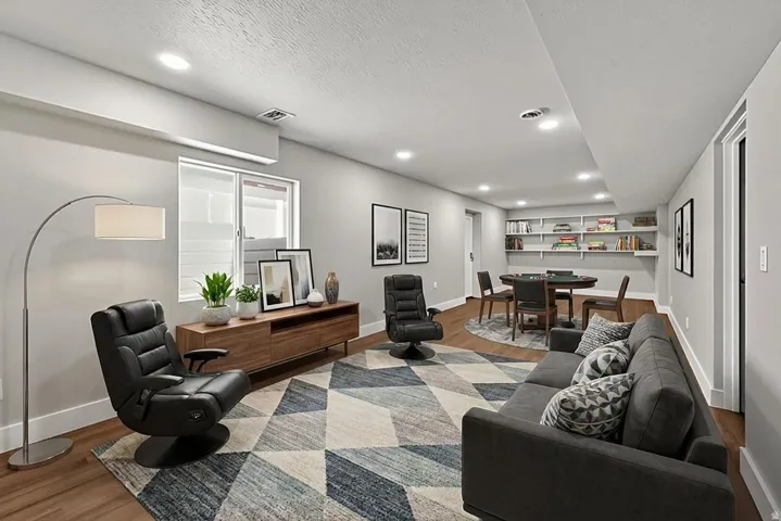 *Virtually staged game room/flex space*