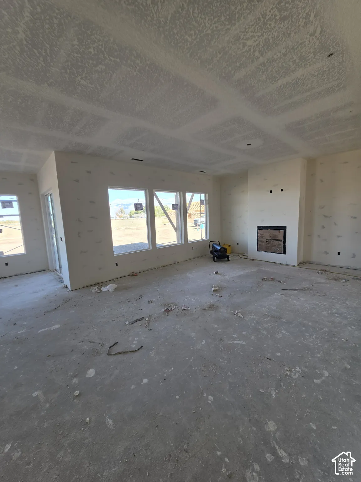 Downstairs family room. Photo taken 10.26.26