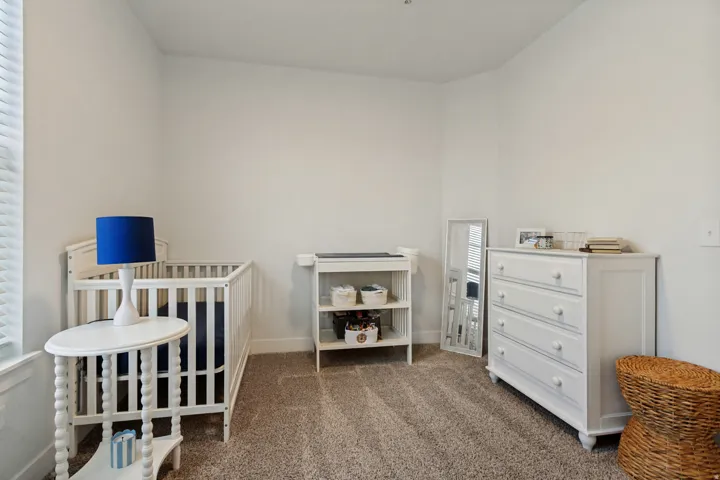 Neutral wall paint with textured carpeting