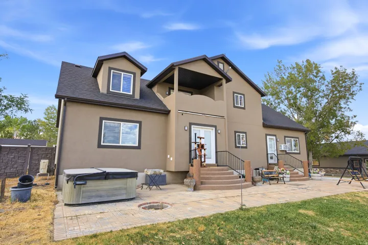 Rear view of main home