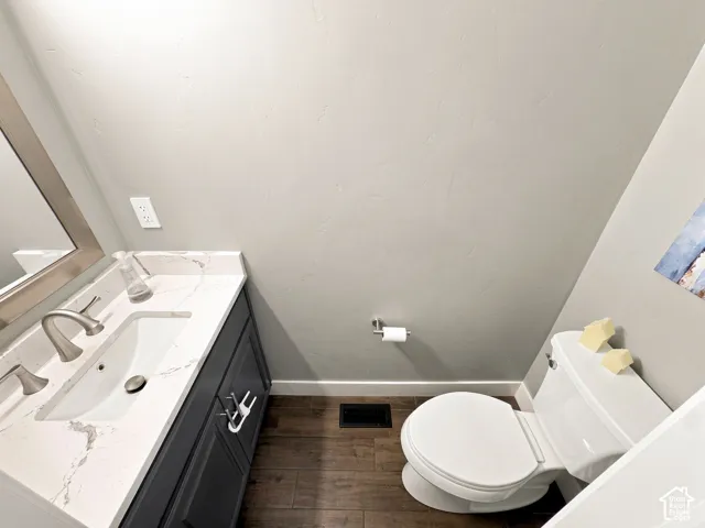 Half Bathroom NEW Quartz, Sink, Mirror, Lighting,  Plumbing  Fixtures and Toilet