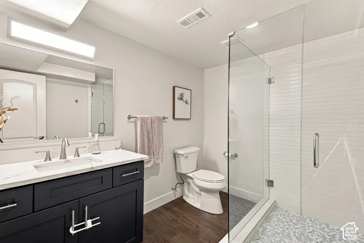 ALL NEW Full Bathroom with Euro Glass Shower in Basement