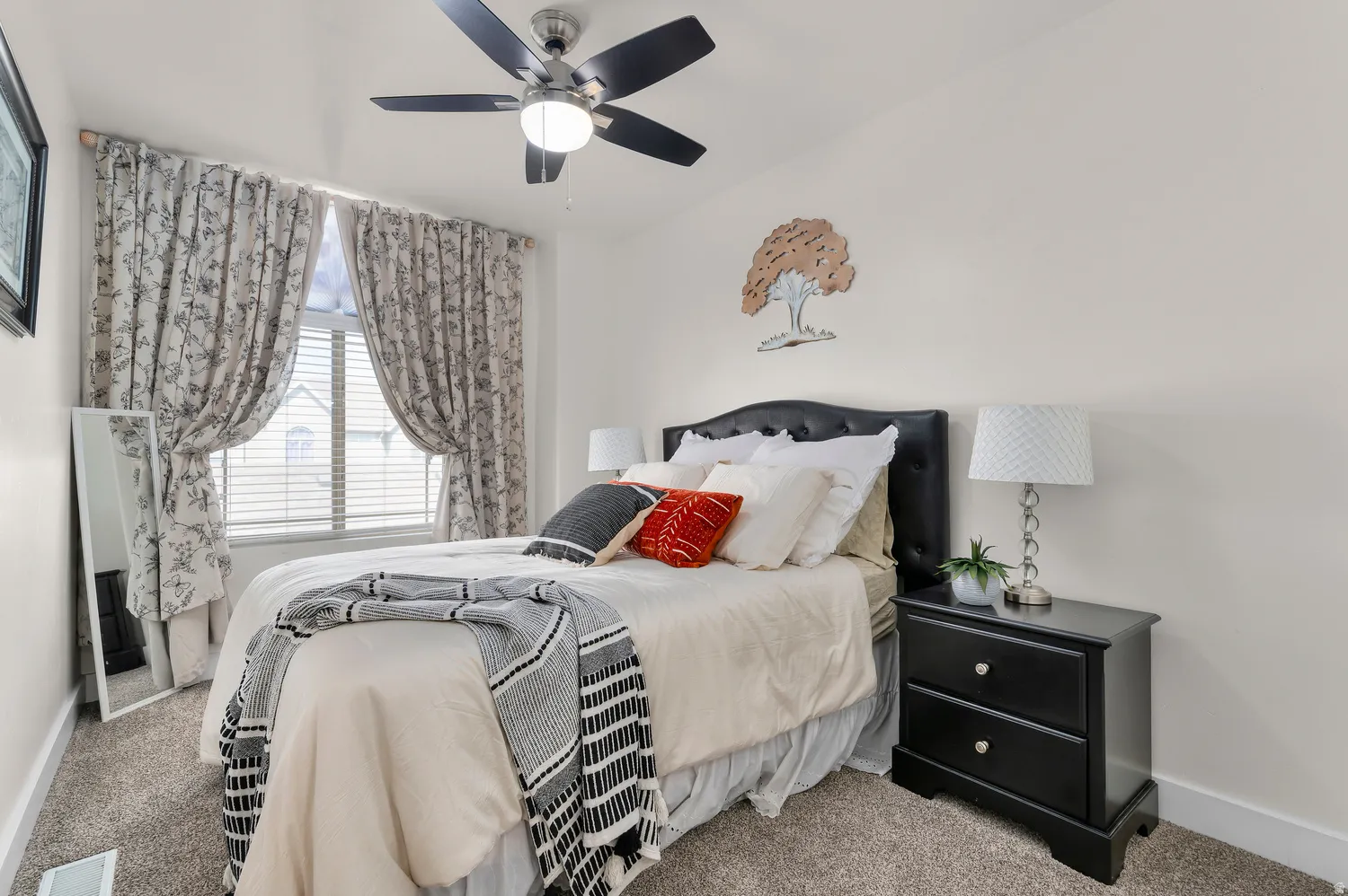 Bedroom featuring carpeted flooring and white walls