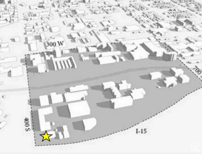 Site Plan. Illustrating the property boundaries and surrounding infrastructure elements