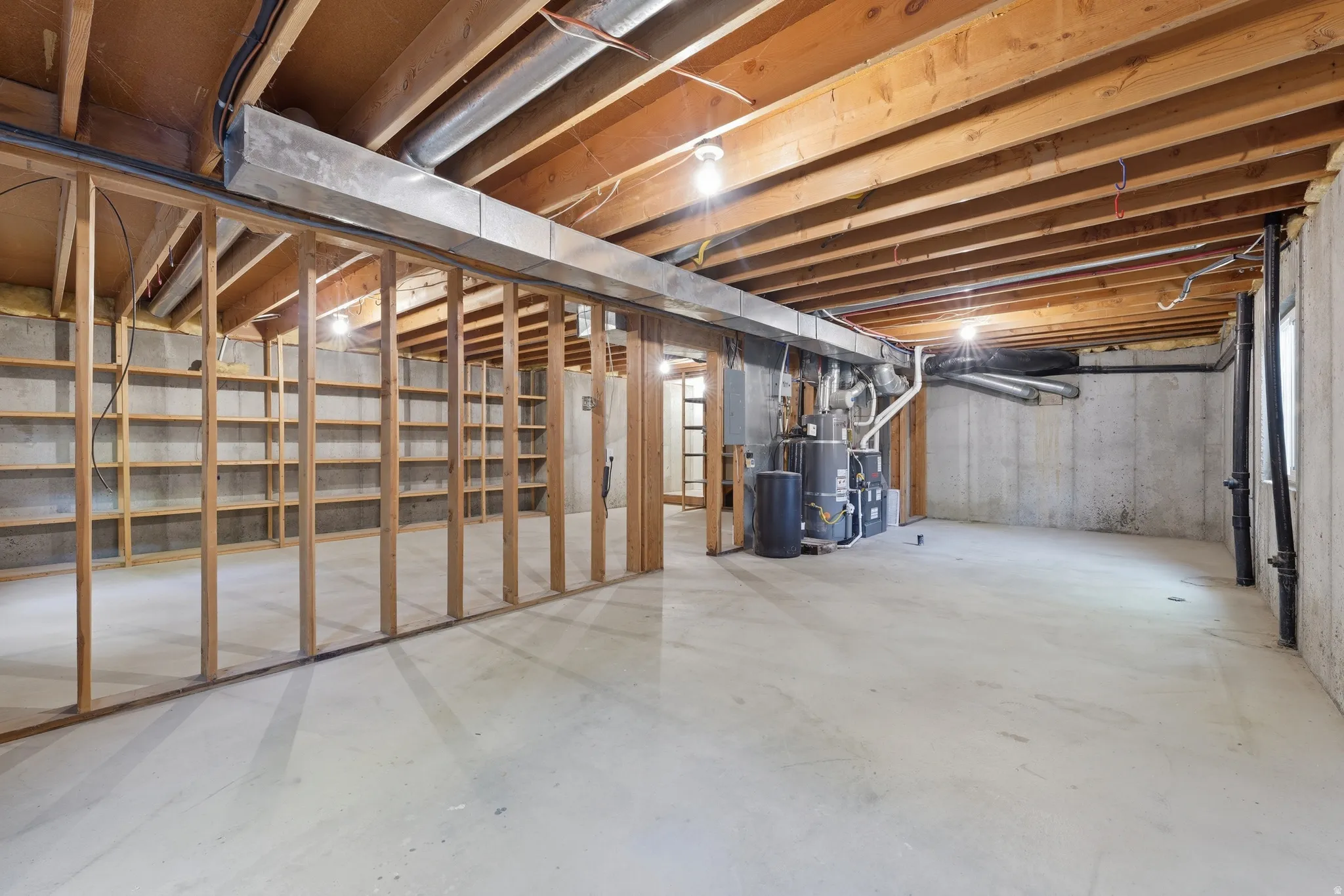 Unfinished basement