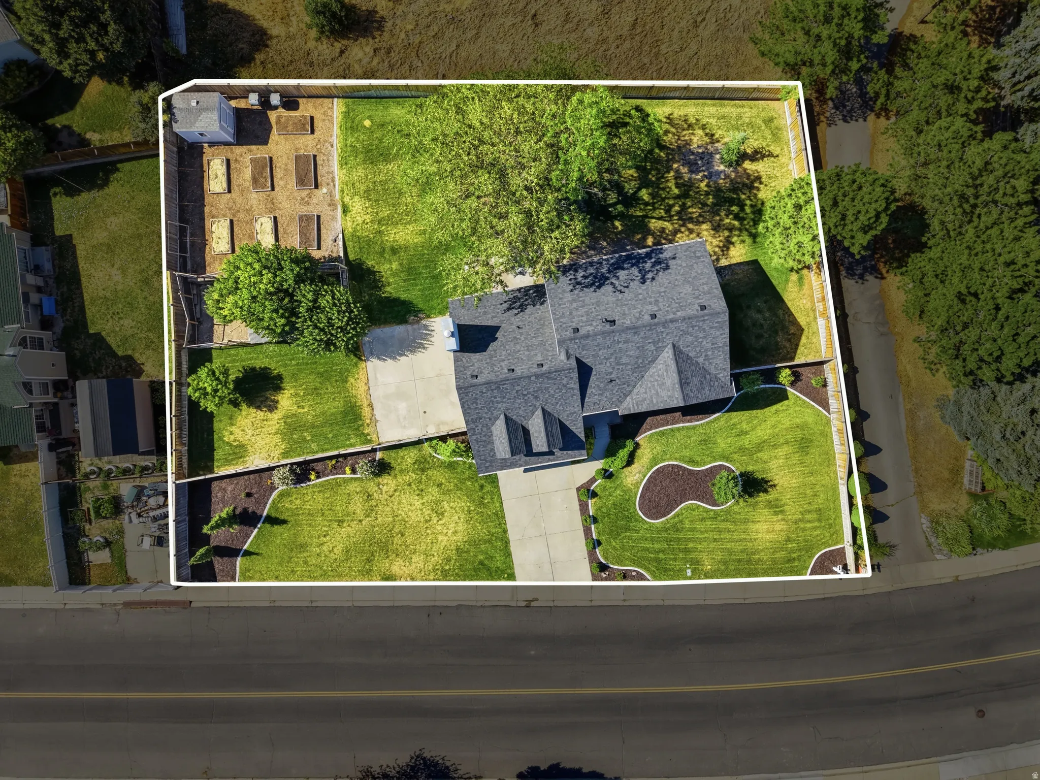 Aerial property overview
