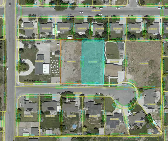 Assessor's Parcel Map. Illustrating the property boundaries and lot configurations