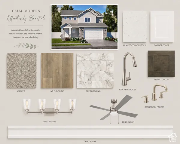 Property Finishes Overview. Presenting material and fixture selections for the property