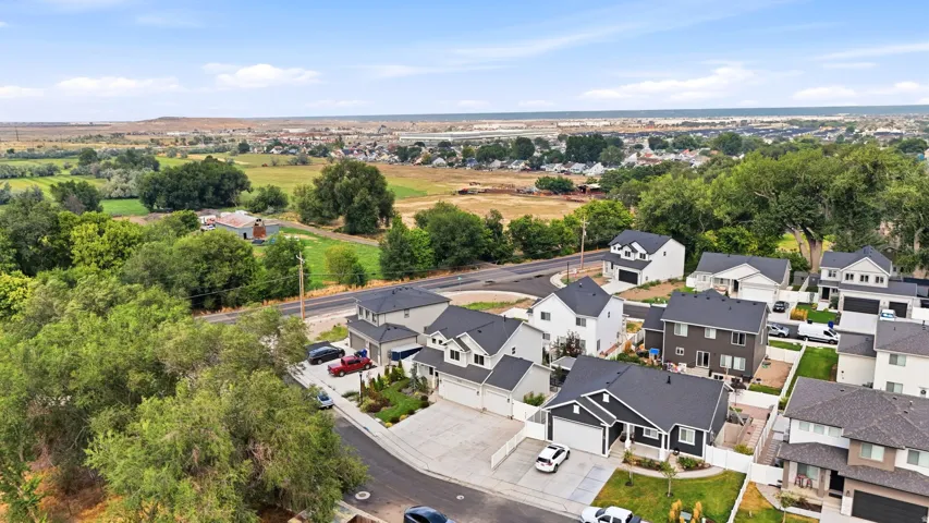 Newly constructed residential development featuring modern contemporary architecture