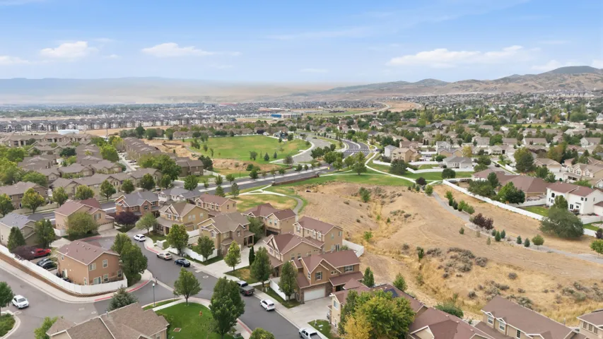 Expansive residential neighborhood featuring detached homes with varied architectural styles
