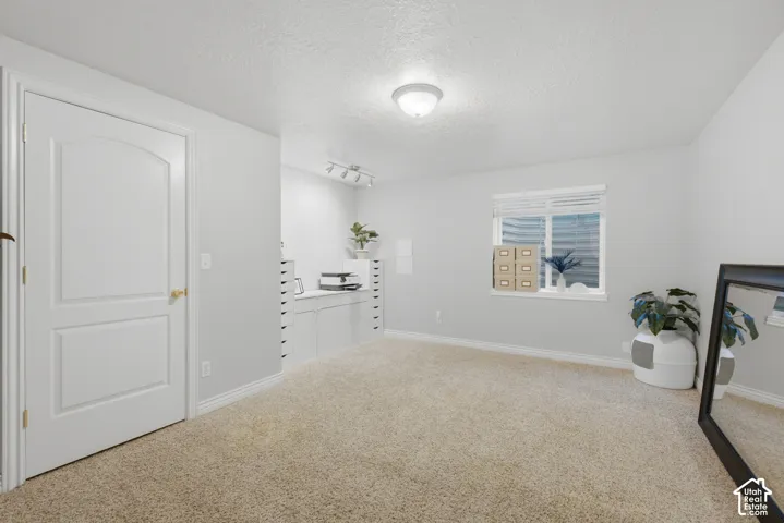 Spacious room perfect for bedroom or office space.