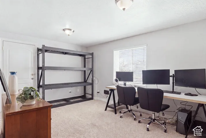 Spacious bedrooms are perfect for guest rooms or office space.