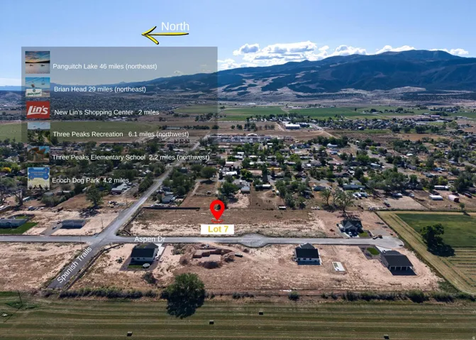 Cleared lot with established road frontage on Aspen Drive and Spanish Trails