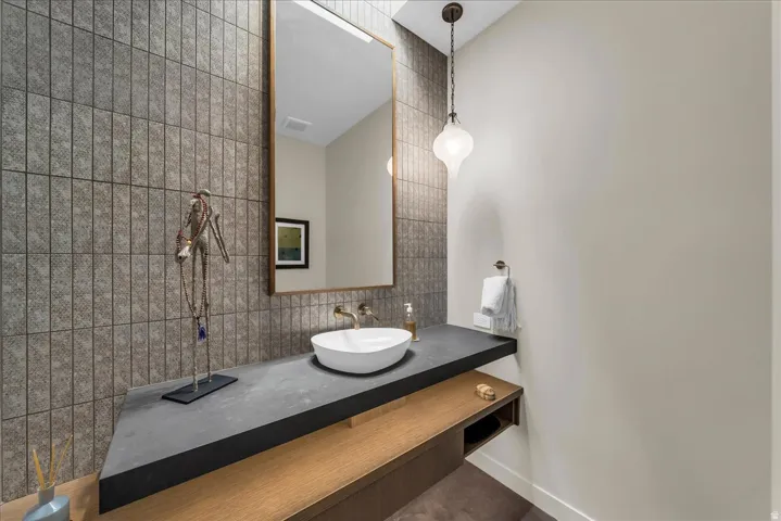 Powder Room off of Entry