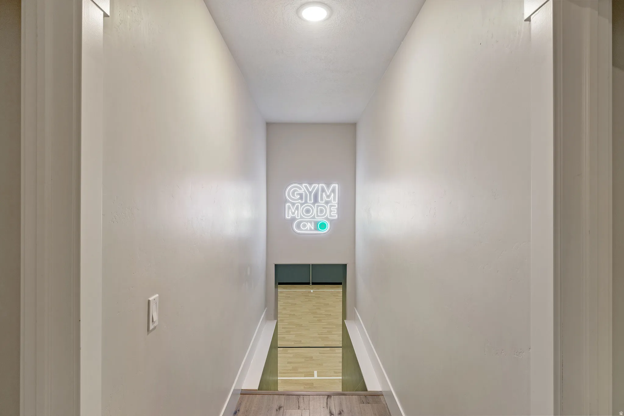Sports court entrance