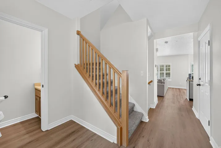 Fresh paint & new flooring throughout. 1/2 bath sits off the foyer