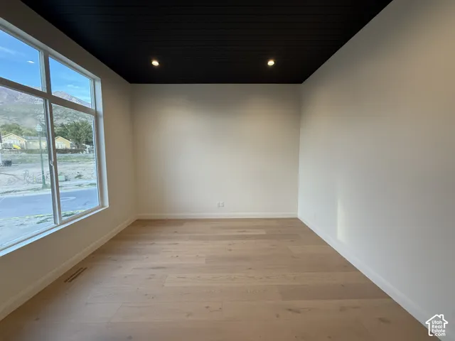 Light wood-finish flooring