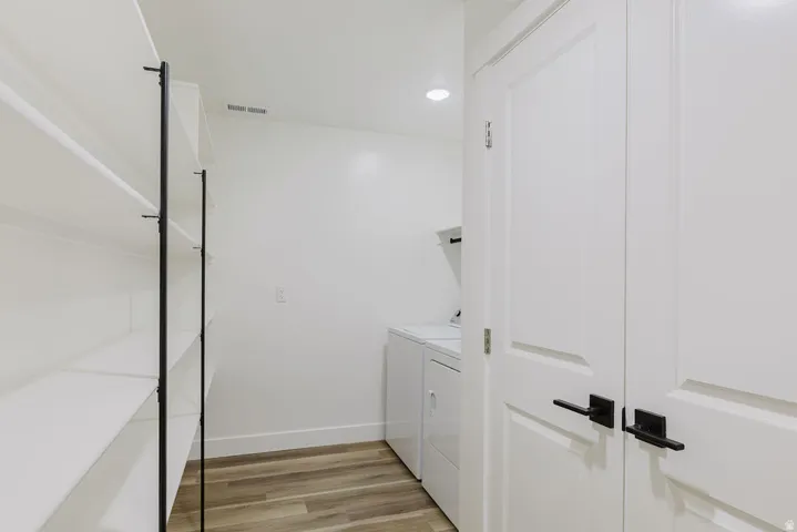 ADU Laundry and storage room
