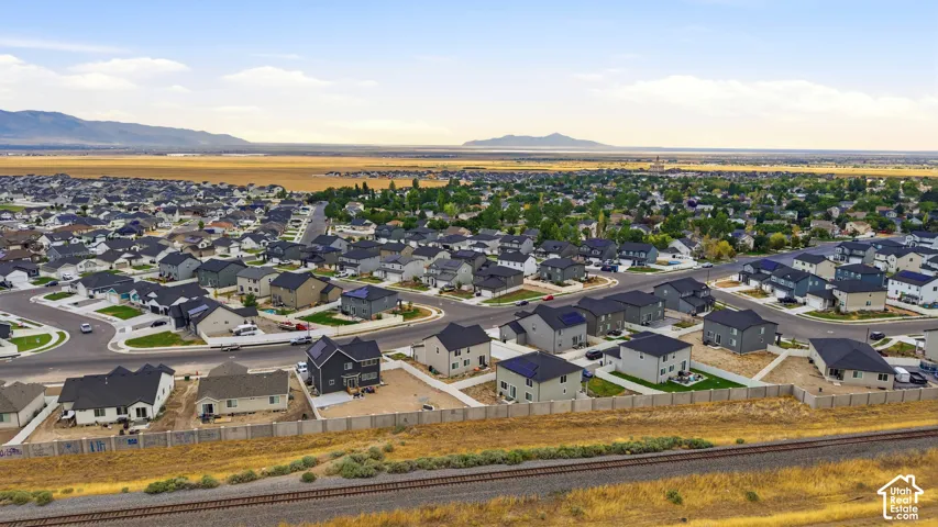 Expansive residential development featuring a diverse collection of single-family homes