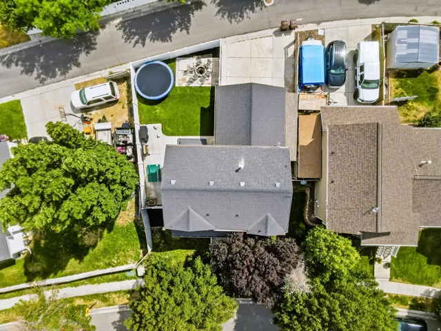 Straight aerial overview of property.