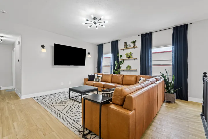 Spacious living area.