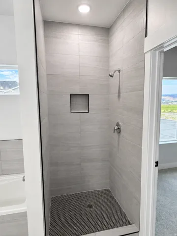Large Tiled Shower