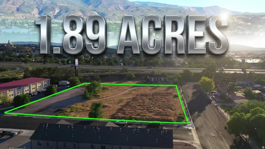 Expansive 1.89-acre lot featuring a combination of paved and natural ground