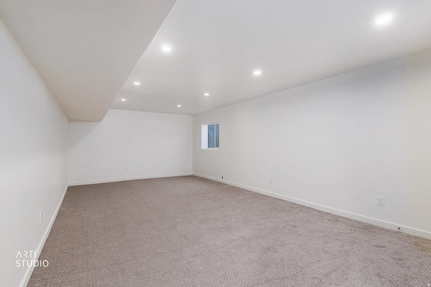 Large Family Room in Basement