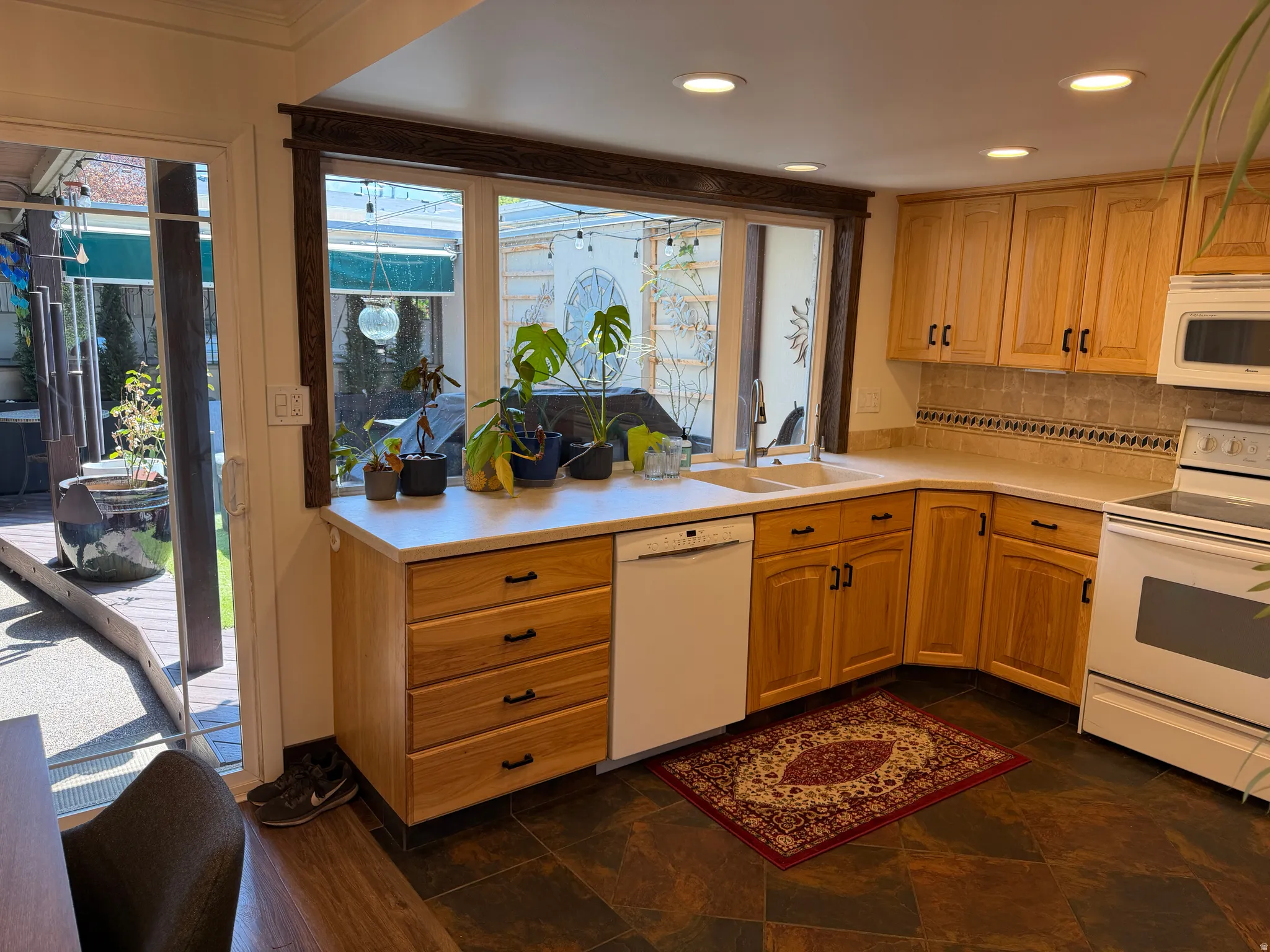 Kitchen Overlooking Patio
