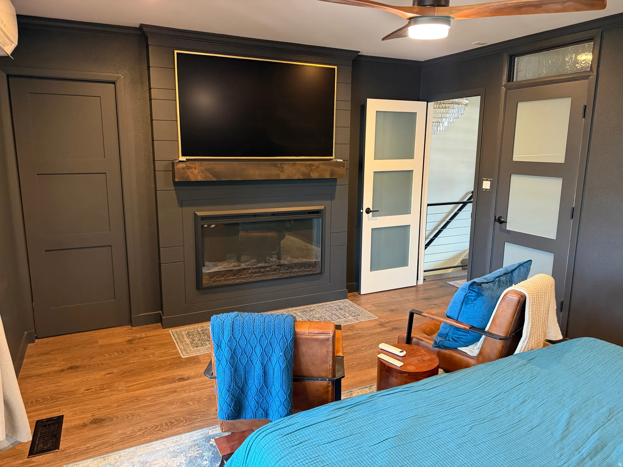 Primary Bedroom with Fireplace