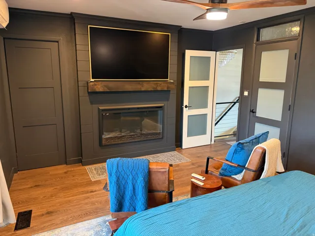Primary Bedroom with Fireplace
