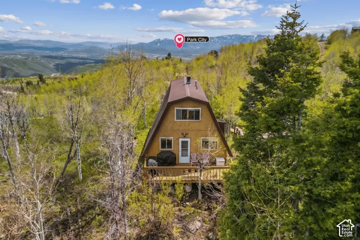 Location Map - Aerial with a location marker indicating Park City in relation to the property.